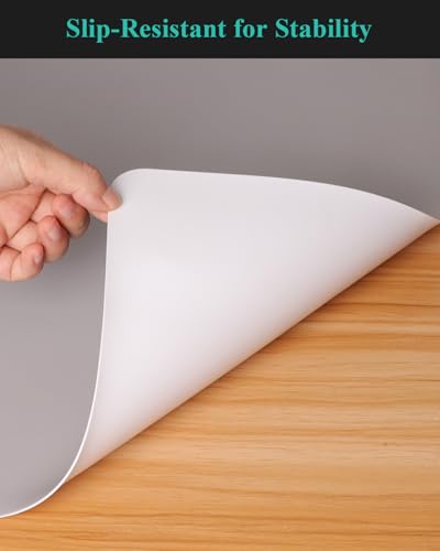 Light Gray Plastic Table Cover Protector