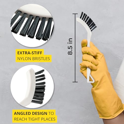 6 Pack Grout Cleaner Brush Scrub Set (6 Count)