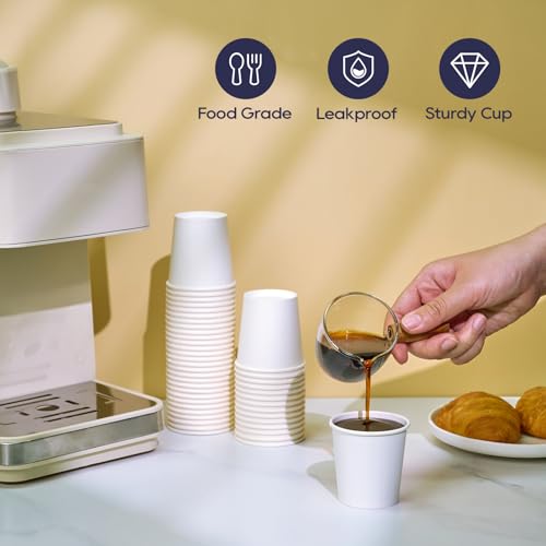 1000 pack 4 oz Disposable Paper Coffee Cups (45.99 Count)