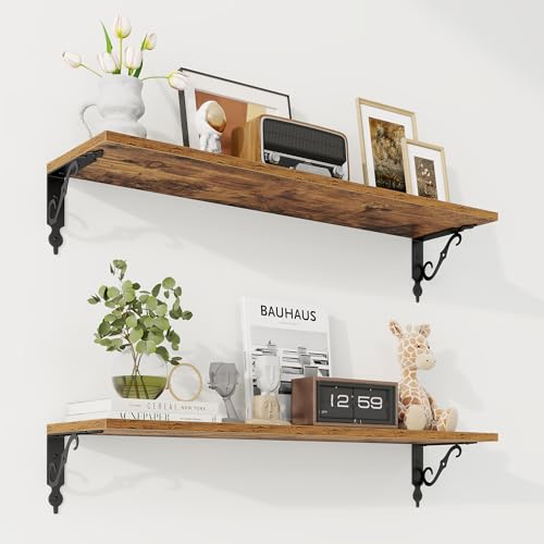 Floating Shelves for Wall Decor (2 Count)