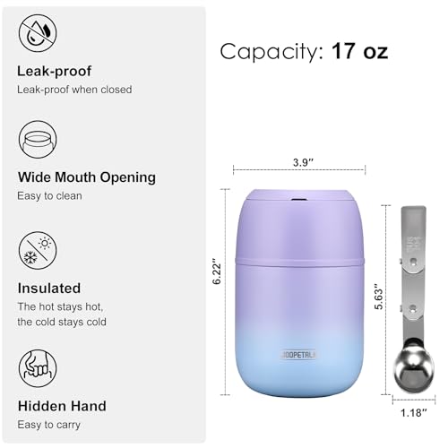 17 oz Insulated Lunch Containers Hot Food Jar