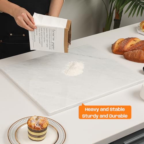 White Marble Cutting Board 16x20 Inch