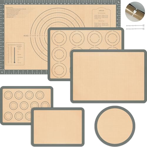 Silicone Baking Mat Set of 6 (6 Count)