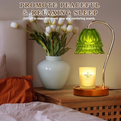 Flower Candle Warmer Lamp with Timer