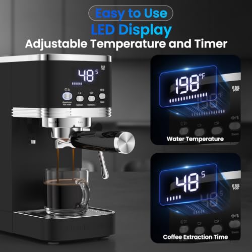 Espresso Machine with Adjustable Extraction Temperature