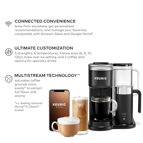 K Café SMART Single Serve Coffee Maker with WiFi Compatibility