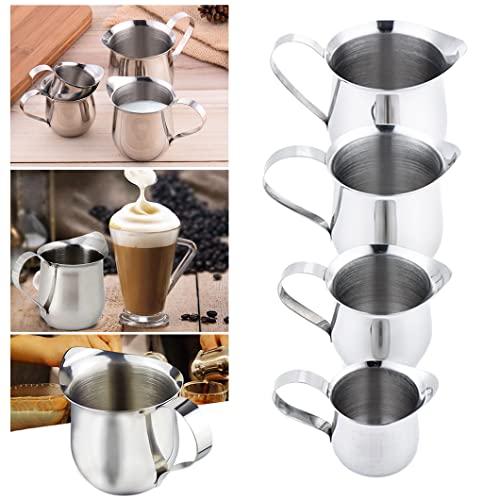 7.5 oz Milk Frothing Pitcher Stainless Steel Small Bell