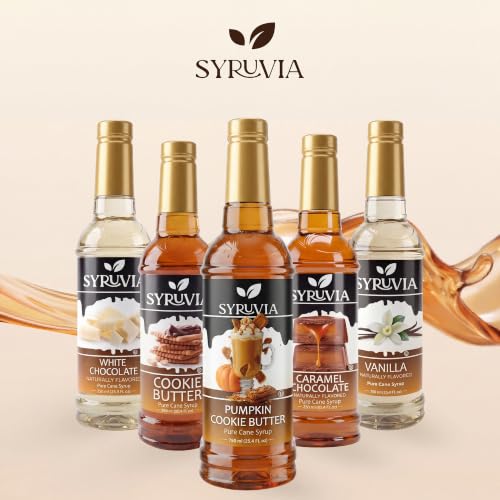 Coffee Syrup Pumpkin Cookie Butter Flavored Syrup for Drinks (25.4 Fl Oz)