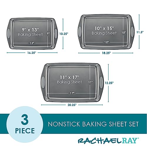 Bakeware Nonstick Cookie Pan Set (3 Count)