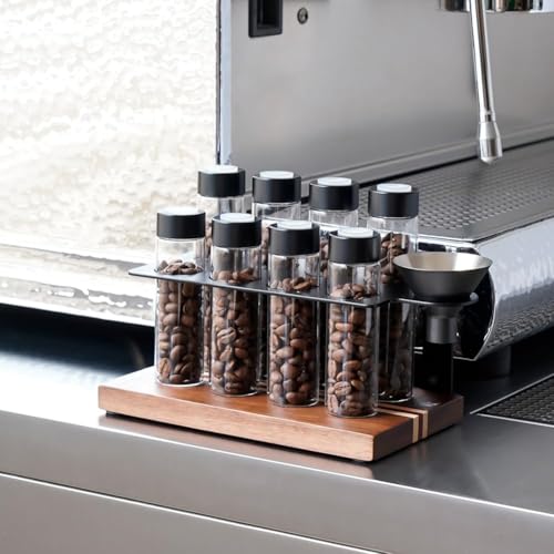 Coffee Bean Storage Tubes Single Dose Coffee Bean Cellars 8 Pcs with One (8 Count)