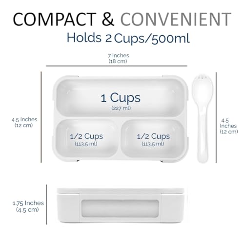 Small Snack Box Container for Kids Toddlers (2 Count)