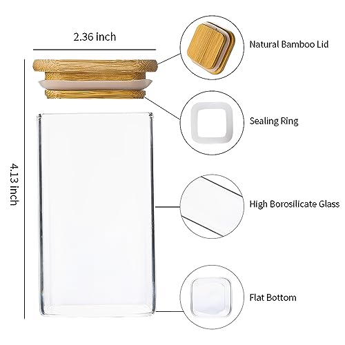 9 Oz Spice Jars with 275 Labels 16 Pack (16 Count)