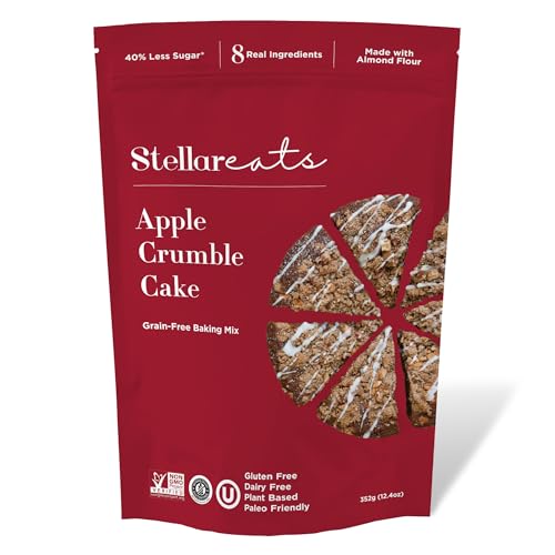 Grain Free Apple Crumble Cake Baking Mix (12.4 Ounce)