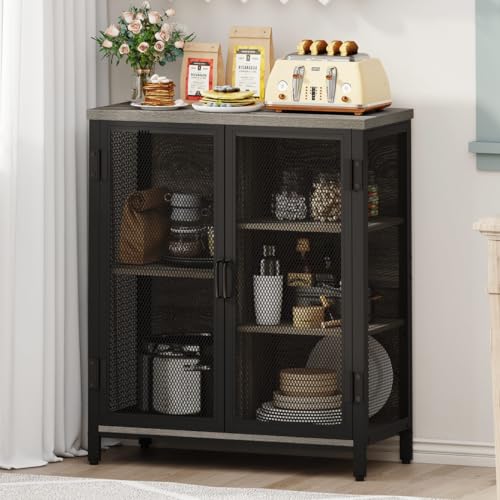 Small Coffee Bar Cabinet with Storage