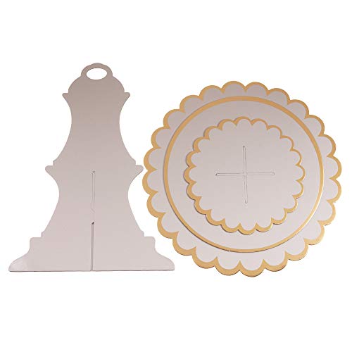 Cupcake Stand with Lace Trim