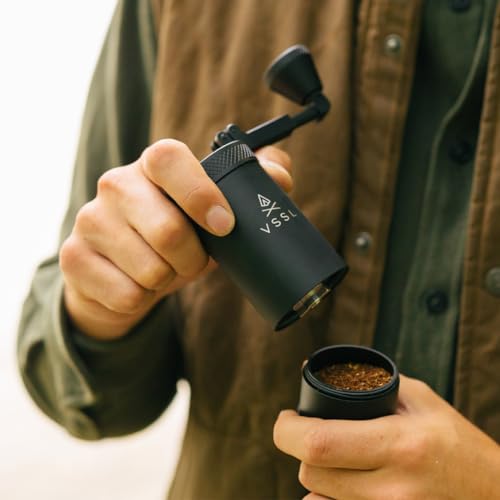 JAVA Manual Hand Coffee Grinder. 50 adjustable grind settings for Aeropress