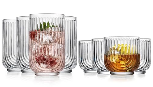 8 Piece Drinking Glass Set (8 Count)