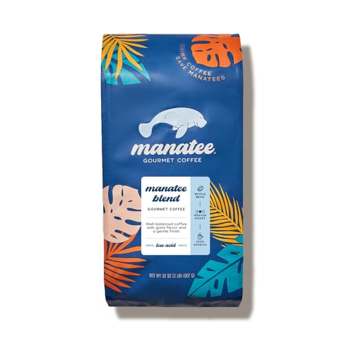 Manatee Gourmet Whole Bean Coffee (32 Ounce)