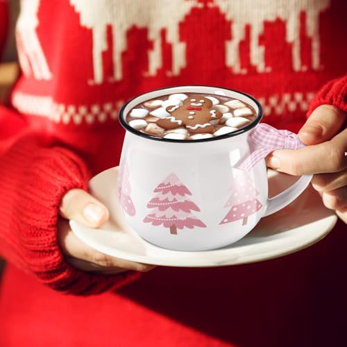 6 Set Christmas Coffee Mug Ceramic 12oz Hot Cocoa Cup (6 Count)