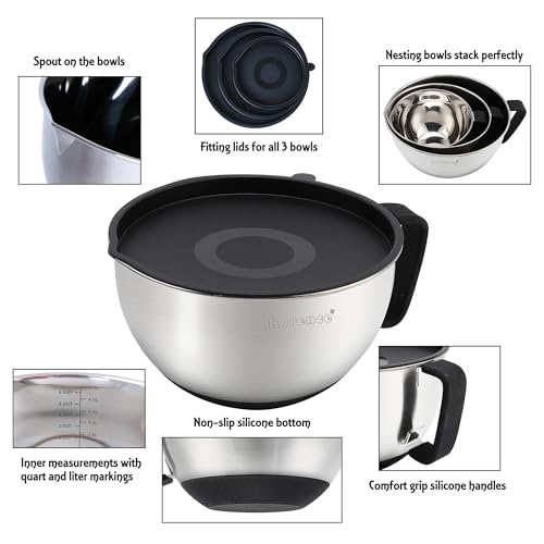 Stainless Steel Mixing Bowls (3 Count)