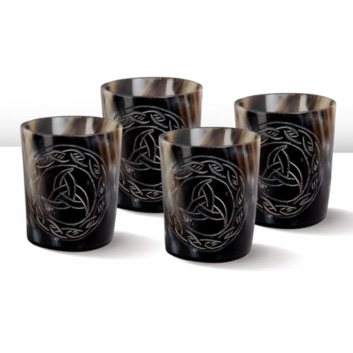 Viking Horn Shot Glasses Set of 4 (4 Count)