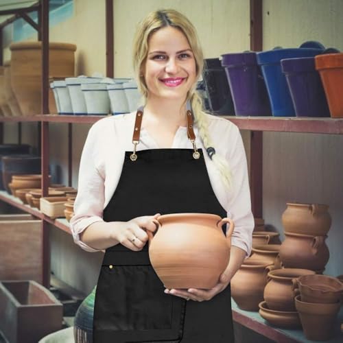 Crossback Apron with Pockets