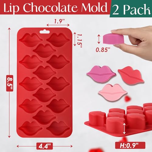Lips Chocolate Candy Mold Silicone