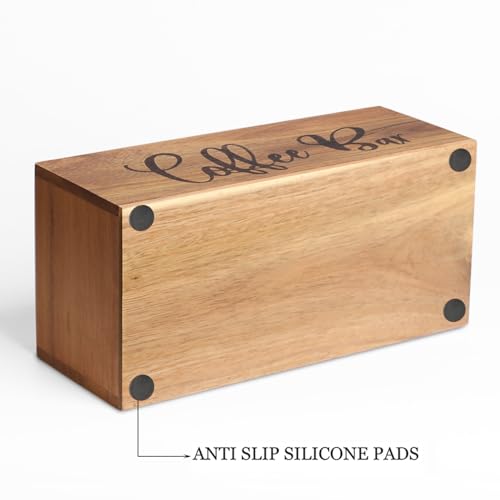 Acacia Wood Station Organizer