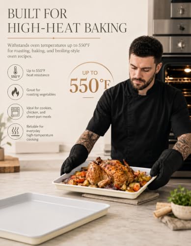 Ceramic Baking Sheet Half Size 17"x11"