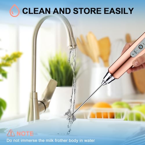 Handheld Milk Frother Wand for Coffee