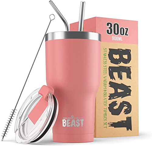 Beast 30 oz Tumbler Stainless Steel Vacuum Insulated Coffee Ice Cup Double Wall Travel Flask
