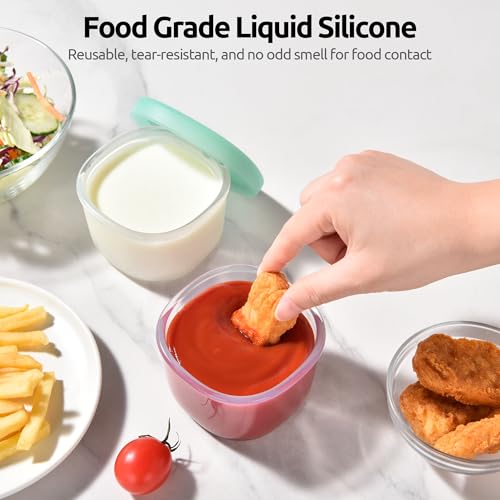Silicone Container with Lids
