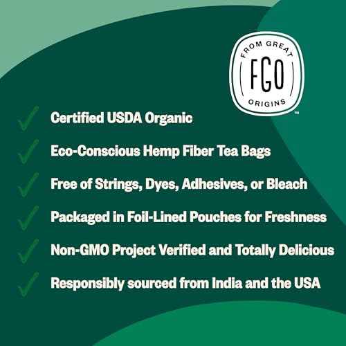 Organic Moringa Mint Tea (100 Count)