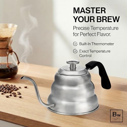 Gooseneck Kettle with Thermometer