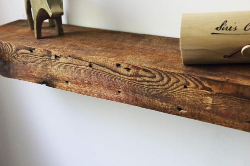 Reclaimed Wood Fireplace Mantel Shelf