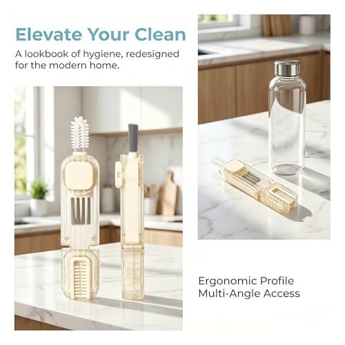 2Pcs 4 in 1 Cup Lid Gap Cleaning Brush Set (2 Count)