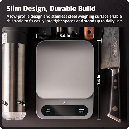 Digital Food Scale for Kitchen & Baking