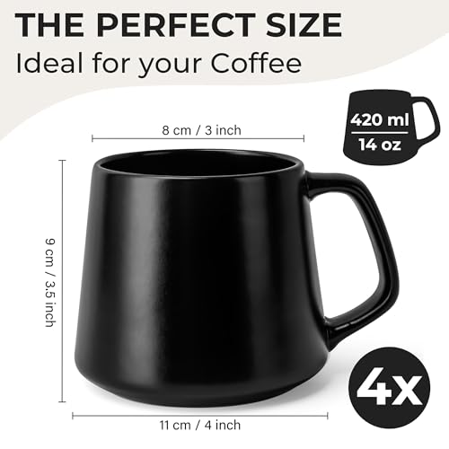 Coffee Mugs Set of 4