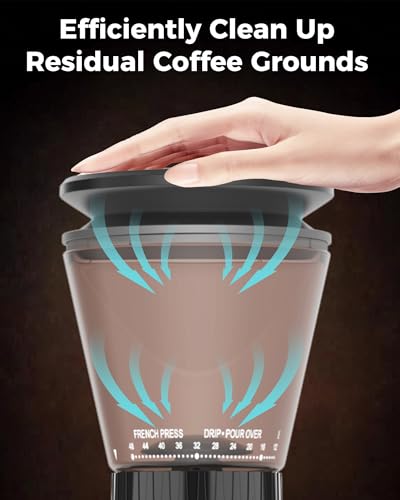 G1 40mm Conical Burr Coffee Grinder with 48 Grind Settings