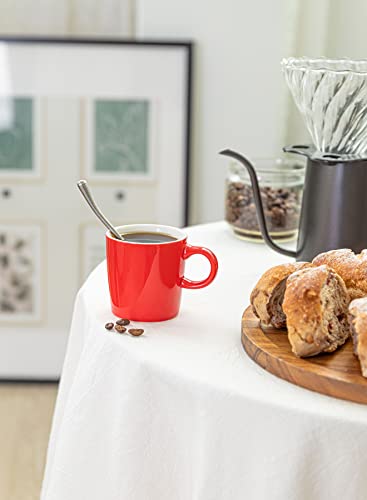3.5oz Porcelain Espresso Cups Set of 4 (4 Count)