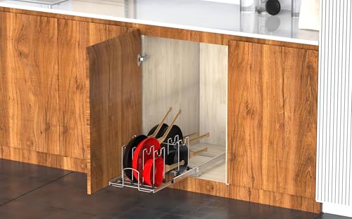 Pots and Pans Pull Out Organizer Under Cabinet