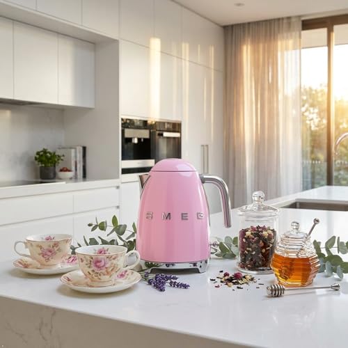 50's Retro Style Electric Water Kettle with Automatic Shutoff