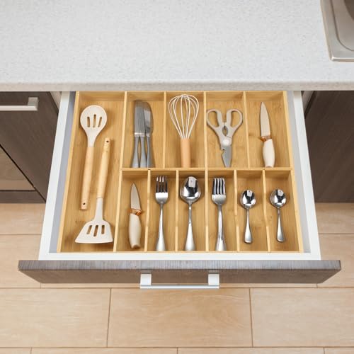 Silverware Organizer for Kitchen Drawers