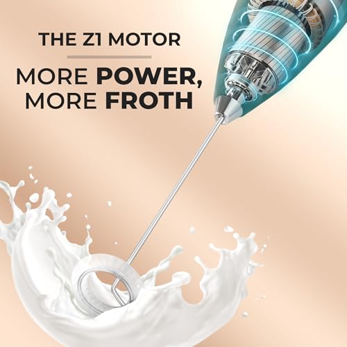Powerful Milk Frother Wand With Duracell Batteries