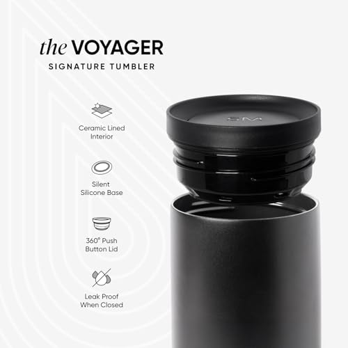Insulated Travel Coffee Mug 360° Lid