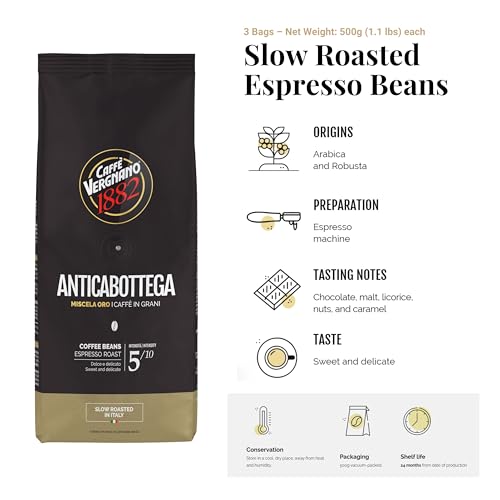 Caffe Vergnano Whole Bean Coffee (35.2 Ounce)