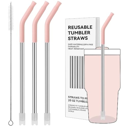 Straight Metal Straws for Stanley 20oz