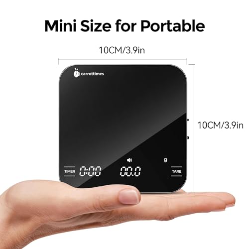 Rechargeable Mini Coffee Scale with Timer