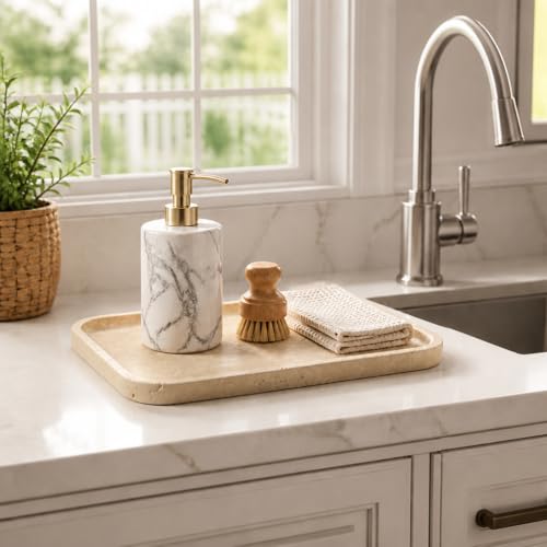 Romano Travertine Tray
