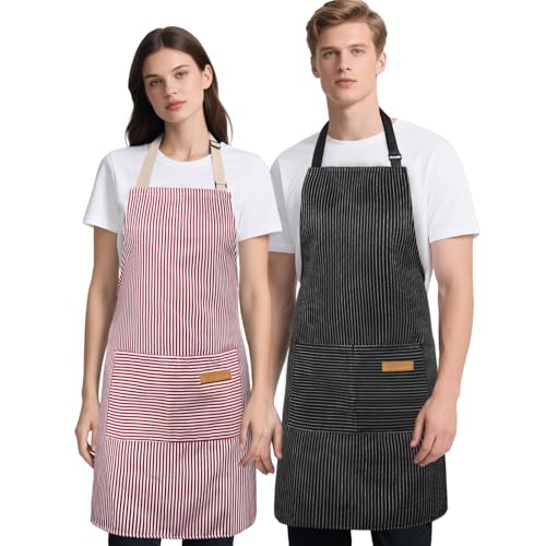 2 Pack Kitchen Cooking Aprons (2 Count)
